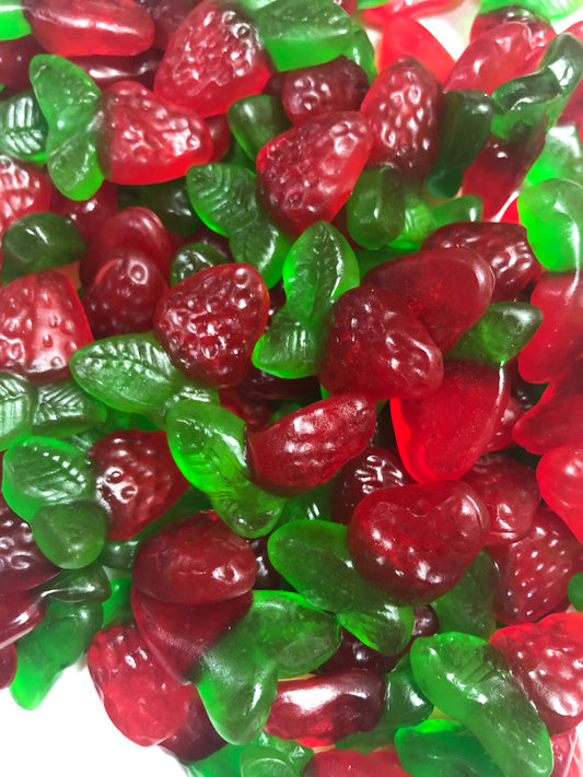 Trolli Gummi Oiled Strawberries