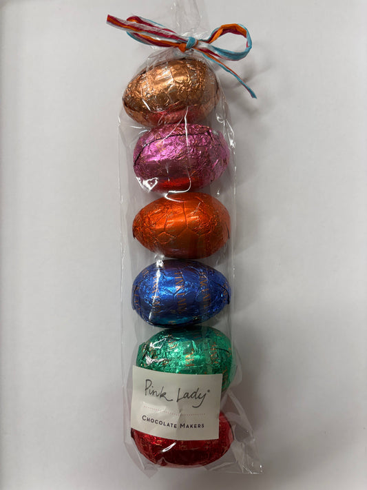 Pink Lady Milk Chocolate Hollow Eggs (6 Pack)