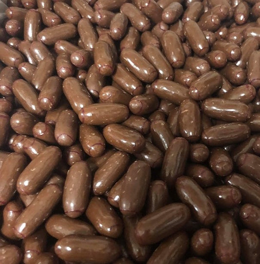 Milk Chocolate Raspberry Bullets