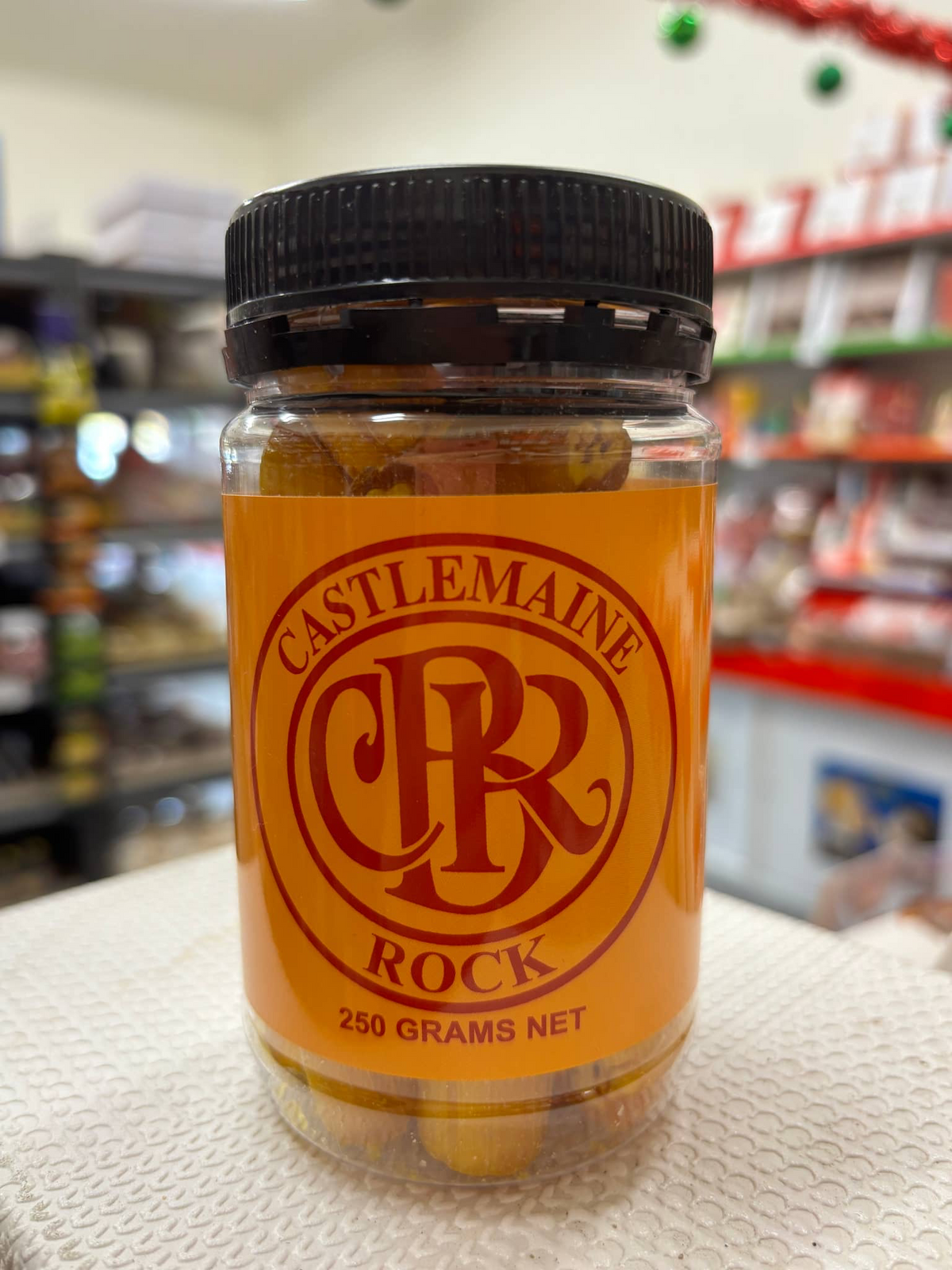 Delicious Castlemain Rock Candy - 250g Jar | Select Sweets