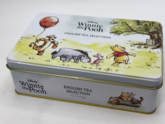 Select Sweets Winnie the Pooh tea tin English tea selection with classic character illustrations