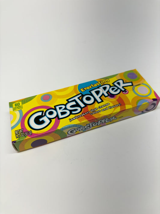 Select Sweets Everlasting Gobstopper candy box with colorful circle design and fruity flavors