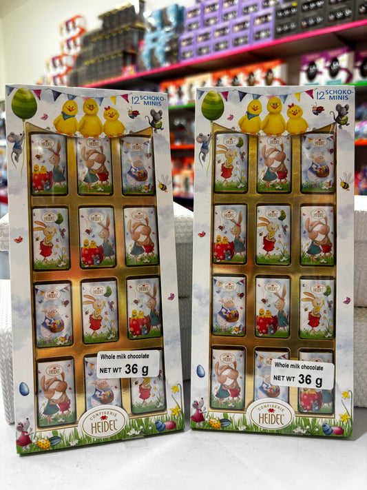 Select Sweets chocolate milk themed candy bars featuring colorful characters and milk chocolate flavor