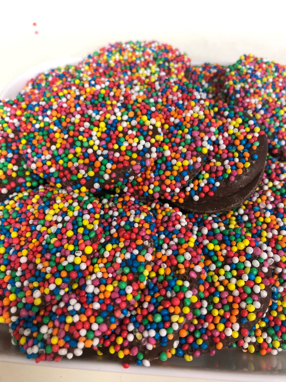 Milk Chocolate Freckles Large Size with Colorful Sprinkles | Select Sweets